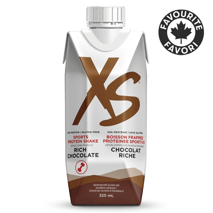 XS™ Boissons frappées protéinées sportives – Chocolat Riche