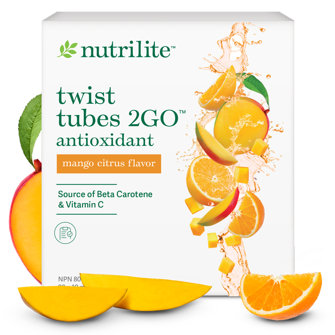 Nutrilite™ Twist Tubes 2GO™ – Antioxidant Health - Mango Citrus