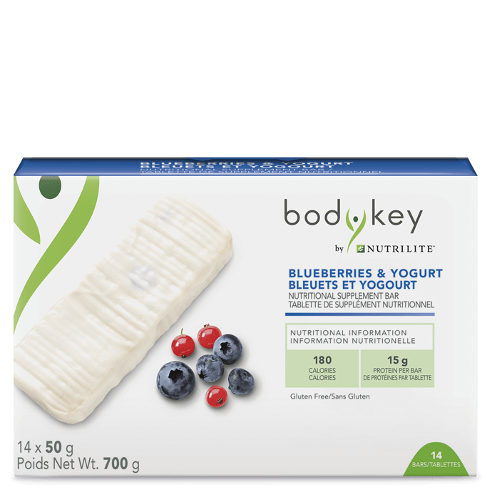 BodyKey by Nutrilite™ Tablettes de supplément nutritionnel – Bleuets et yogourt