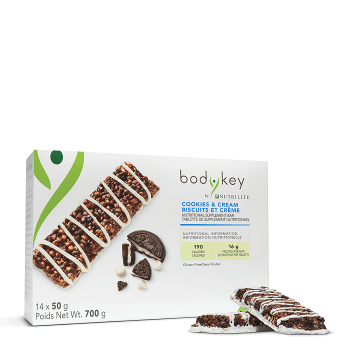 BodyKey by Nutrilite™ Nutritional Supplement Bar – Cookies & Cream