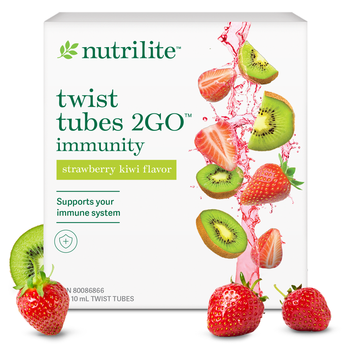 Nutrilite™ Twist Tubes 2GO™ Immunity Health – Strawberry Kiwi