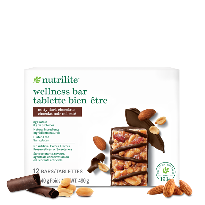 Tablettes bien-être Nutrilite<sup>MC</sup> – Chocolat noir noisetté
