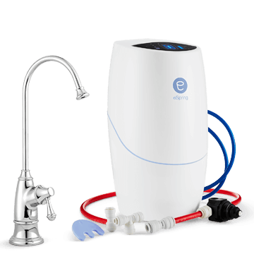 eSpring™ Purificateur d’eau UV – Modèle sous comptoir avec trousse de robinet