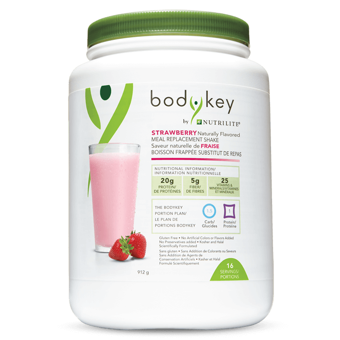 BodyKey by Nutrilite™ Meal Replacement Shake Mix – Strawberry