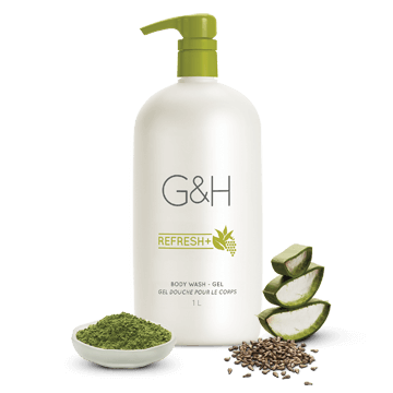 G&H Refresh+™ Gel douche pour le corps – 1 L
