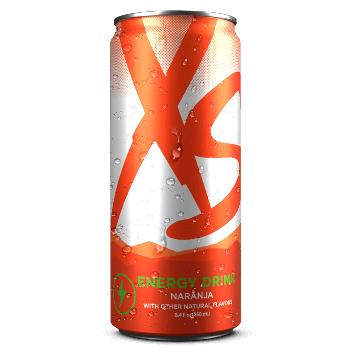 XS™ Energy Drink – Naranja –  "Orange"