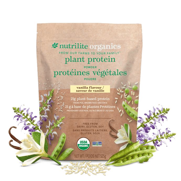  Nutrilite™ Organics Plant Protein Powder – Vanilla