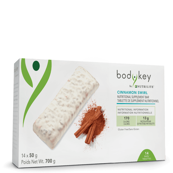 Tablettes de Supplément Nutritionnel BodyKey by NutriliteMC – Tourbillon de Cannelle