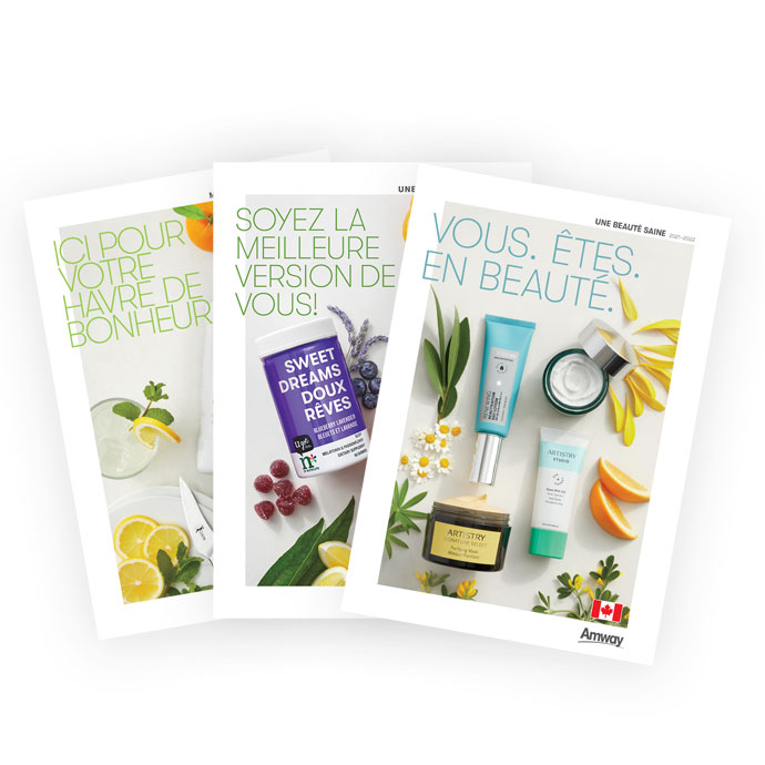 Amway™ Health, Beauty & Home Catalog 3-Pack - French