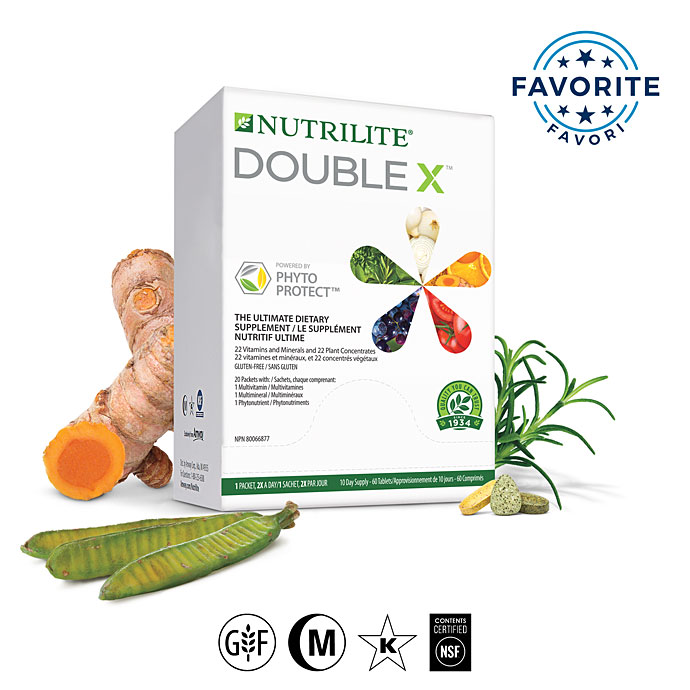 Nutrilite™ Supplément multivitaminique Double XMC – Approvisionnement de 10 jours